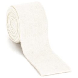 Ruban en laine feutrée, blanc, 13 cm, 1,5 m