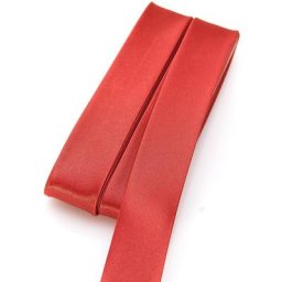 buttinette Biais en satin, rouge carmin, largeur : 2 cm, longueur : 5 m