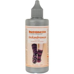 buttinette Latex antidérapant pour chaussettes, 100 ml, gris