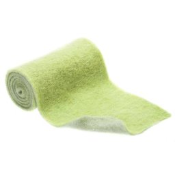 Ruban en laine gris/vert, 1 m
