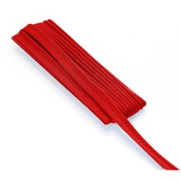 buttinette Passepoil en jersey, rouge, 3 mm Ø, 3 m