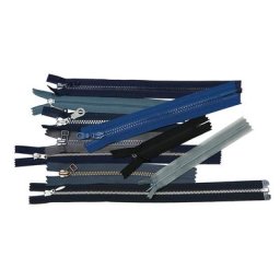 Pack éco - Fermetures éclair, couleurs standard, longueur : 10–25 cm, 10 pièces