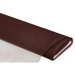 Tissu tulle, marron