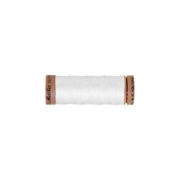 Mettler Silk Finish Cotton - Fil pour machine à coudre, blanc, grosseur : 40, 150 m