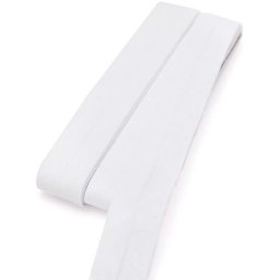 buttinette Biais en coton, blanc, largeur : 2 cm, longueur : 5 m