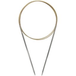 addi Aiguilles circulaires, laiton, 100 cm
