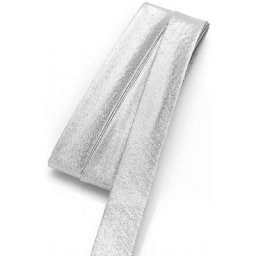 buttinette Biais, argent, largeur : 2 cm, longueur : 5 m