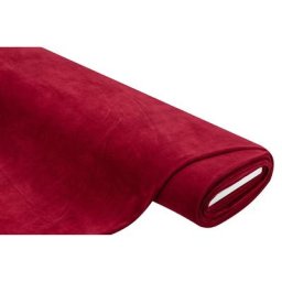 Tissu velours nicky ""Supersoft"", bordeaux