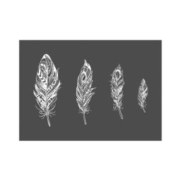 Rayher Pochoir pour sérigraphie ""plumes mandala
