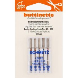 buttinette Aiguilles pour machine à coudre ""cuir