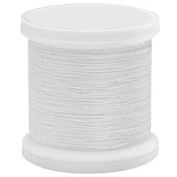 Fil pour perles, blanc, 0,2 mm, 100 m