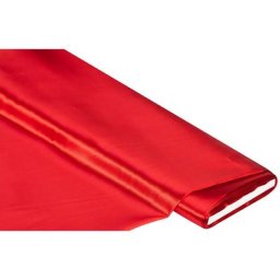 Tissu satin ignifuge, rouge