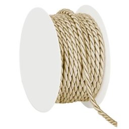 Cordelette, taupe, 4 mm, 10 m