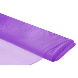 Tissu tulle souple, violet
