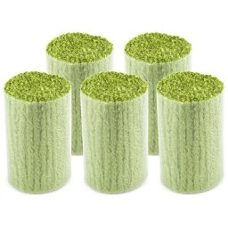 buttinette Fils acrylique pour point noué, vert clair, 1000 fils