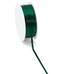 Ruban satin 3 mm, vert foncé, 20 m