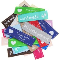 buttinette Set d'étiquettes ""classique"", 30 pièces, 5,5 x 1,6 cm