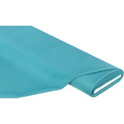 Tissu polyester uni, turquoise