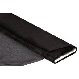 Tissu organza, noir