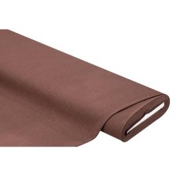 Tissu lin ""naturel"", chocolat