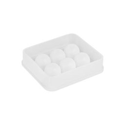 Moule en silicone pour 6 perles rondes, 16 mm Ø