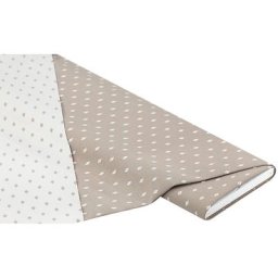 Tissu damassé ""mini-losange"", taupe
