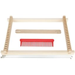 Kit métier à tisser pour débutants, largeur du tissage : 16,5 cm