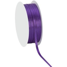 Ruban satin 3 mm, violet, 20 m