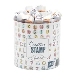 STAMPO Tampons ""lettres et chiffres