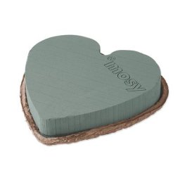 Cœur de mousse florale, 20 cm