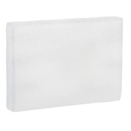 Mousse de feutrage, blanc