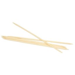 buttinette Aiguilles double pointes, bambou, 20 cm
