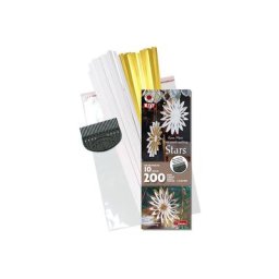 Karen-Marie Kit créatif pour quilling ""étoiles"", blanc-doré
