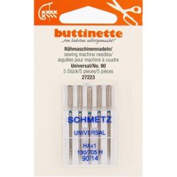 buttinette Aiguilles pour machine à coudre ""universel"", épaisseur : 90, 5 pièces