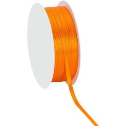 Ruban satin 3 mm, orange, 20 m