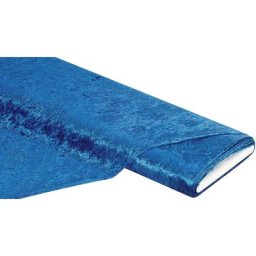 Panne de velours, bleu roi
