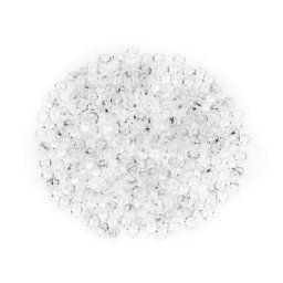 Perles en verre à facettes, transparent, 4 mm Ø, 300 pièces