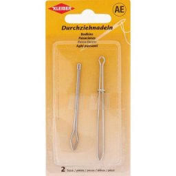 Kleiber aiguilles passe-lacet, longueur : 6 et 8,5 cm, contenu : 2 pièces
