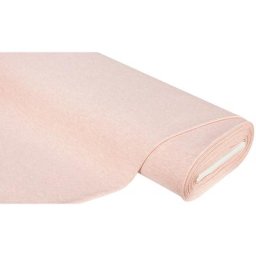 Tissu sweat ""Basic"", avec envers doux et gratté, rose chiné
