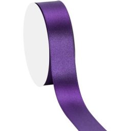 Ruban satin 25 mm, violet, 10 m