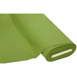 Tissu sweat ""Basic"", avec envers doux et gratté, vert mousse