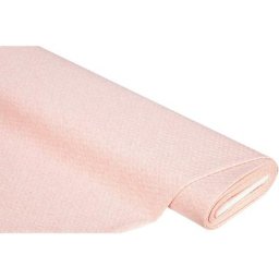 Tissu sweat matelassé, rose mélangé