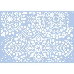 Pochoir ""mandala