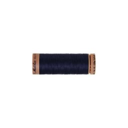 Mettler Silk Finish Cotton - Fil pour machine à coudre, bleu marine, grosseur : 40, 150 m