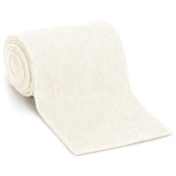 Ruban en laine feutrée, blanc, 13 cm, 1,5 m