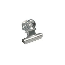 Clips en métal, argenté, 6 pièces