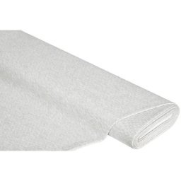 Tissu sweat matelassé, gris clair mélangé