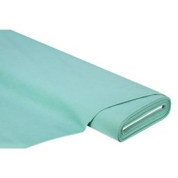 Tissu canevas en coton, menthe à l'eau