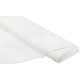 Tissu pour rideaux ""aspect lin"", blanc