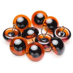 Yeux en verre, 14 mm Ø, 10 pièces